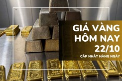 Giá vàng hôm nay 22/10: Vàng SJC và nhẫn trơn quay đầu giảm sâu, mất tới 7 triệu đồng/lượng