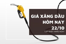 Giá xăng dầu hôm nay 22/10 tăng do rủi ro nguồn cung và Mỹ có kế hoạch bổ sung dự trữ chiến lược
