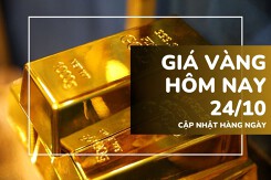 Giá vàng hôm nay 24/10: Vàng SJC và nhẫn trơn tăng mạnh tới 1,3 triệu đồng/lượng
