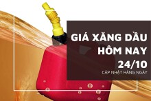 Giá xăng dầu hôm nay 24/10 đồng loạt giảm sau cú tăng mạnh hơn 5%