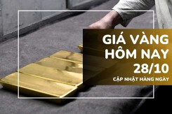 Giá vàng hôm nay 28/10 giảm mạnh, xuống dưới 4.000 USD/ounce do căng thẳng Mỹ - Trung hạ nhiệt