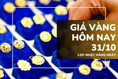 Giá vàng hôm nay 31/10: Vàng SJC và nhẫn trơn bật tăng mạnh trở lại hơn 2 triệu đồng/lượng