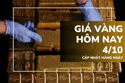 Giá vàng hôm nay 4/10 tăng mạnh gần 1 triệu đồng/lượng