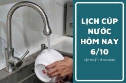Lịch cúp nước TP HCM ngày 6/10 và sáng 7/10 nhiều nhà, tuyến đường tại các phường trọng điểm cúp nước vào ngày đầu tuần