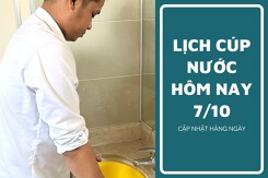 Lịch cúp nước TP HCM ngày 7/10 và sáng 8/10 àng loạt tuyến đường tại nhiều phường bị ảnh hưởng