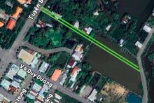 Đường sẽ mở theo quy hoạch ở xã Vĩnh Hưng, tỉnh Tây Ninh (phần 1)