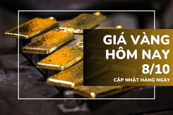 Giá vàng hôm nay 8/10: Vàng SJC áp sát 142 triệu đồng khi thế giới vượt 4.000 USD/ounce