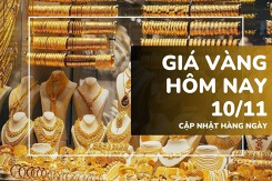 Giá vàng hôm nay 10/11: Vàng SJC và nhẫn trơn tăng mạnh tới 1,4 triệu đồng/lượng