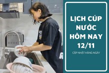 Lịch cúp nước TP HCM ngày 12/11 và sáng ngày 13/11 rất nhiều khu vực nội thành và ngoại thành tạm ngưng cấp nước đến sáng