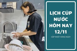 Lịch cúp nước TP HCM ngày 12/11 và sáng ngày 13/11 rất nhiều khu vực nội thành và ngoại thành tạm ngưng cấp nước đến sáng