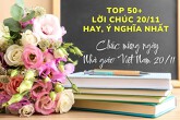 Top 50+ lời chúc 20/11 hay, ý nghĩa nhất dành tặng thầy cô nhân ngày Nhà giáo Việt Nam 2025