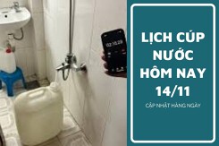 Lịch cúp nước TP HCM ngày 14/11 và sáng ngày 15/11 ngưng cấp nước xuyên đêm tại nhiều phường nội thành và ngoại thành