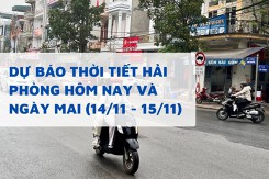 Dự báo thời tiết Hải Phòng hôm nay (14/11) và ngày mai (15/11) trời nắng, đêm rét lạnh