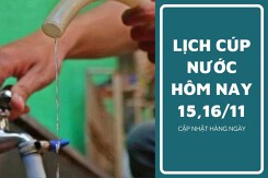 Lịch cúp nước TP HCM ngày 15/11 và ngày 16/11 danh sách hơn 5 phường mất nước kéo dài tới rạng sáng