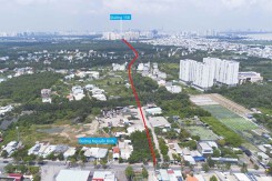 Khu vực sẽ mở đường 1.400 tỷ đồng nối khu đô thị Phú Mỹ Hưng - cầu Cần Giờ