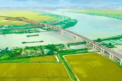 Hà Nội phê duyệt phương án tuyến cầu 460 tỷ đồng vượt sông Đáy ở Vân Đình