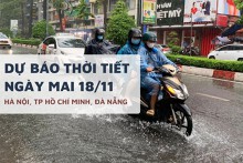 Dự báo thời tiết ngày mai 18/11, Hà Nội rét đậm, TP HCM mưa to ngập lụt và Đà Nẵng mưa lớn diện rộng