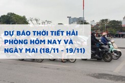 Dự báo thời tiết Hải Phòng hôm nay (18/11) và ngày mai (19/11) trời rét đậm, mưa rải rác, nhiệt độ giảm sâu còn 13 độ C