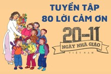Top 80 lời cảm ơn khi được chúc, khi nhận quà dành cho thầy, cô giáo 20/11 hay nhất 2025