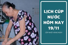 Lịch cúp nước TP HCM ngày 19/11 và sáng ngày 20/11 các tuyến phố trung tâm và ngoại thành tạm ngưng cấp nước thời gian dài