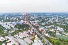 Hiện trạng đường Mỹ Phước - Tân Vạn chuẩn bị mở rộng lên 10 làn xe