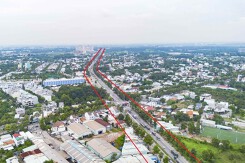 Hiện trạng đường Mỹ Phước - Tân Vạn chuẩn bị mở rộng lên 10 làn xe