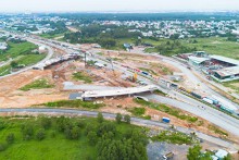 Nút giao gần 600 tỷ kết nối đường Mỹ Phước - Tân Vạn với Vành đai 3 sau hơn hai năm thi công