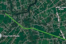 Đường sẽ mở theo quy hoạch ở xã Tân Trụ, tỉnh Tây Ninh (phần 1)