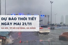 Dự báo thời tiết ngày mai 21/11, Hà Nội trời nắng, TP HCM triều cường vẫn ở đỉnh và Đà Nẵng lũ trên sông có nơi trên báo động 3