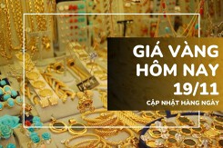 Giá vàng hôm nay 19/11: Vàng SJC và nhẫn trơn bật tăng gần 1 triệu đồng/lượng
