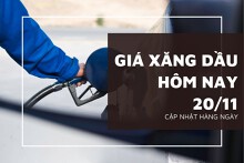 Giá xăng dầu hôm nay 20/11 Brent và WTI phục hồi nhẹ sau đà giảm gần 2% của phiên trước
