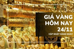 Giá vàng hôm nay 24/11: Tiếp đà giảm nhẹ trong phiên đầu tuần
