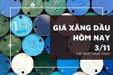 Giá xăng dầu hôm nay 3/11 tăng trong bối cảnh OPEC+ tạm dừng tăng sản lượng dầu sau tháng 12