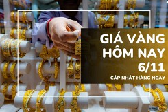 Giá vàng hôm nay 6/11: Vàng SJC và nhẫn trơn đảo chiều tăng đến 700.000 đồng/lượng