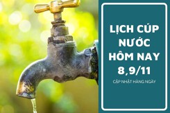 Lịch cúp nước TP HCM ngày 8/11 và ngày 9/11 nhiều địa bàn phường khu vực trung tâm mất nước kéo dài