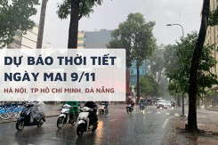 Dự báo thời tiết ngày mai 9/11, Hà Nội rét lạnh, TP HCM và Đà Nẵng có mưa vừa đến mưa to