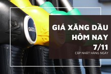 Giá xăng dầu hôm nay 7/11 đồng loạt tăng nhẹ dù hướng tới tuần giảm thứ hai do lo ngại về nguồn cung
