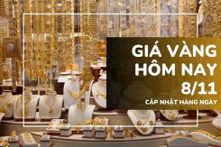 Giá vàng hôm nay 8/11: Tăng khi đồng USD giảm và lo ngại chính phủ Mỹ đóng cửa