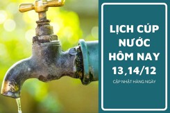 Lịch cúp nước TP HCM ngày 13/12 và 14/12 địa bàn các phường khu vực trung tâm và ngoại thành mất nước diện rộng
