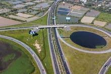 Ngắm nút giao lớn bậc nhất phía đông Hà Nội sẽ đấu nối cao tốc đi sân bay Gia Bình
