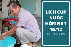 Lịch cúp nước TP HCM ngày 16/12 và sáng 17/12 các tuyến phố trung tâm và ngoại thành tạm ngưng cấp nước kéo dài