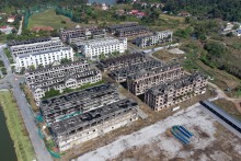 Toàn cảnh tổ hợp khách sạn, sân golf Hoàng Đồng ở Lạng Sơn đang được hồi sinh bởi An Khánh JVC