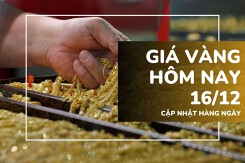 Giá vàng hôm nay 16/12: Vàng SJC, nhẫn trơn quay đầu giảm sau chuỗi tăng nóng