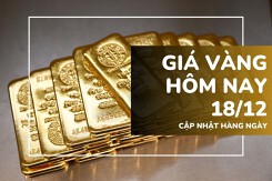 Giá vàng hôm nay 18/12: Vàng SJC nhích 200.000 đồng, lên 156,4 triệu đồng/lượng