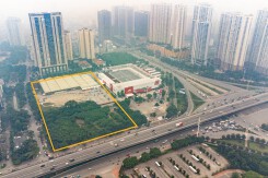 Toàn cảnh khu đất vàng vừa khởi công Tổ hợp Times Square 58 tầng cạnh GO! Thăng Long