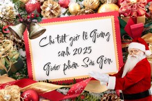 Cập nhật chi tiết giờ lễ Giáng sinh 2025 tại các nhà thờ thuộc Giáo phận Sài Gòn