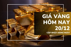 Giá vàng hôm nay 20/12: Vàng SJC, nhẫn trơn bật tăng 200.000 đồng/lượng