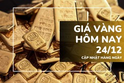 Giá vàng hôm nay 24/12: Vàng SJC và nhẫn trơn tiếp tục lập kỷ lục mới