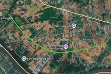 Đường sẽ mở theo quy hoạch ở xã Mỹ Lệ, tỉnh Tây Ninh (phần 1)