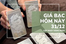 Giá bạc hôm nay 31/12 tăng nhẹ ngày cuối năm sau phiên giảm sốc, bạc Phú Quý và Ancarat đồng loạt nhích lên